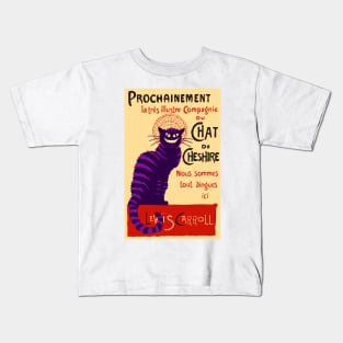 Cheshire Cat 'chat noir' Kids T-Shirt